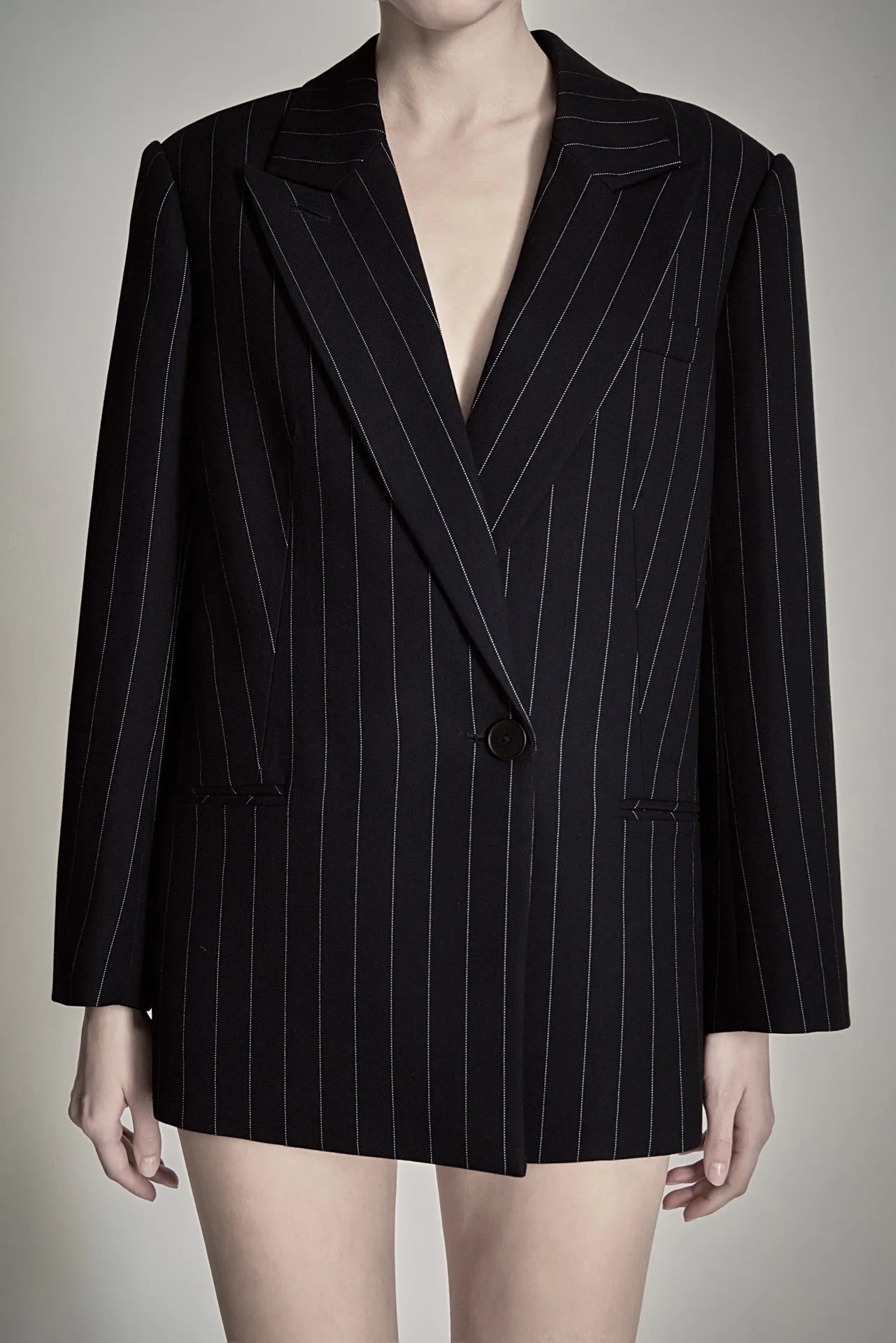 Oversized Pinstripe Blazer sold by Endless Rose product image thumbnail 2