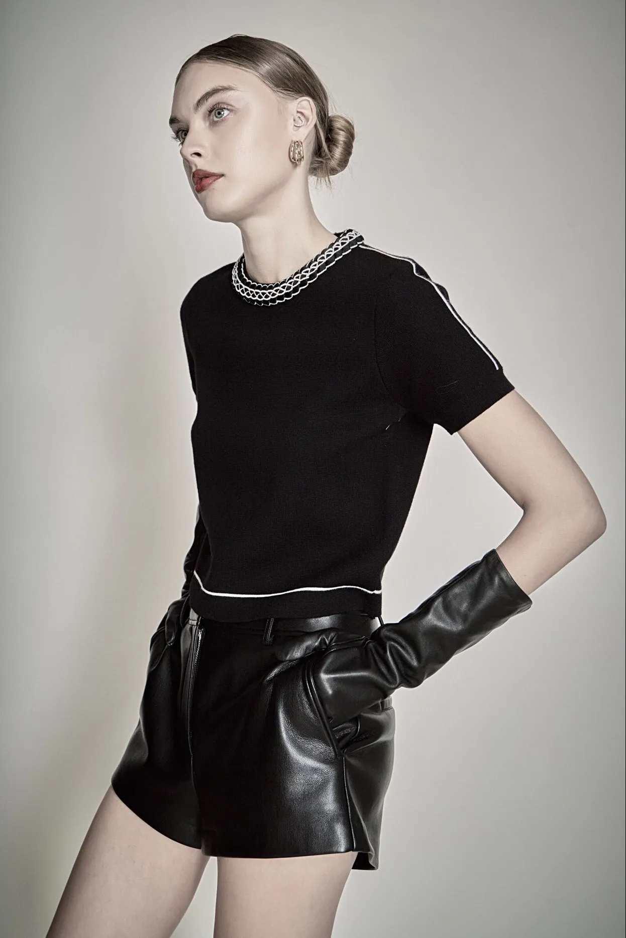 Jade Leather Shorts sold by Endless Rose product image thumbnail 5