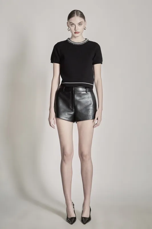 Jade Leather Shorts sold by Endless Rose