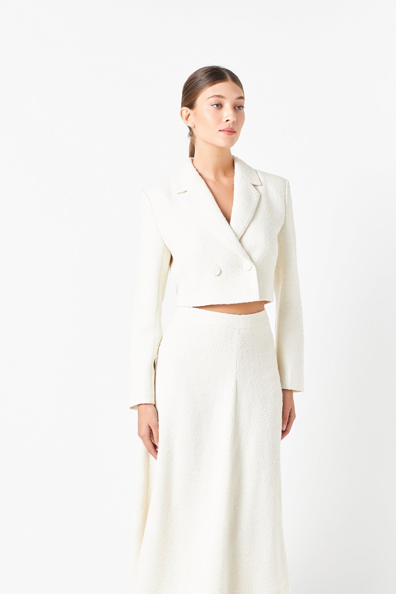 Textured Cropped Jacket sold by Endless Rose product image thumbnail 5