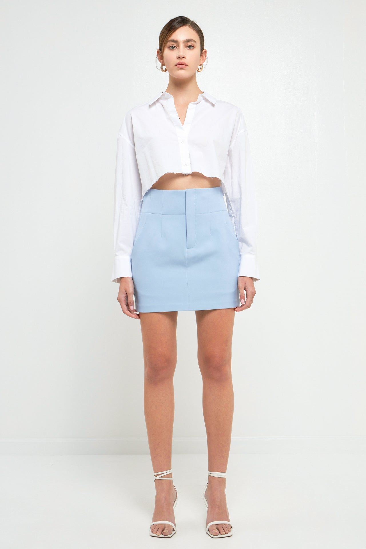 High Waist Mini Skirt sold by Endless Rose