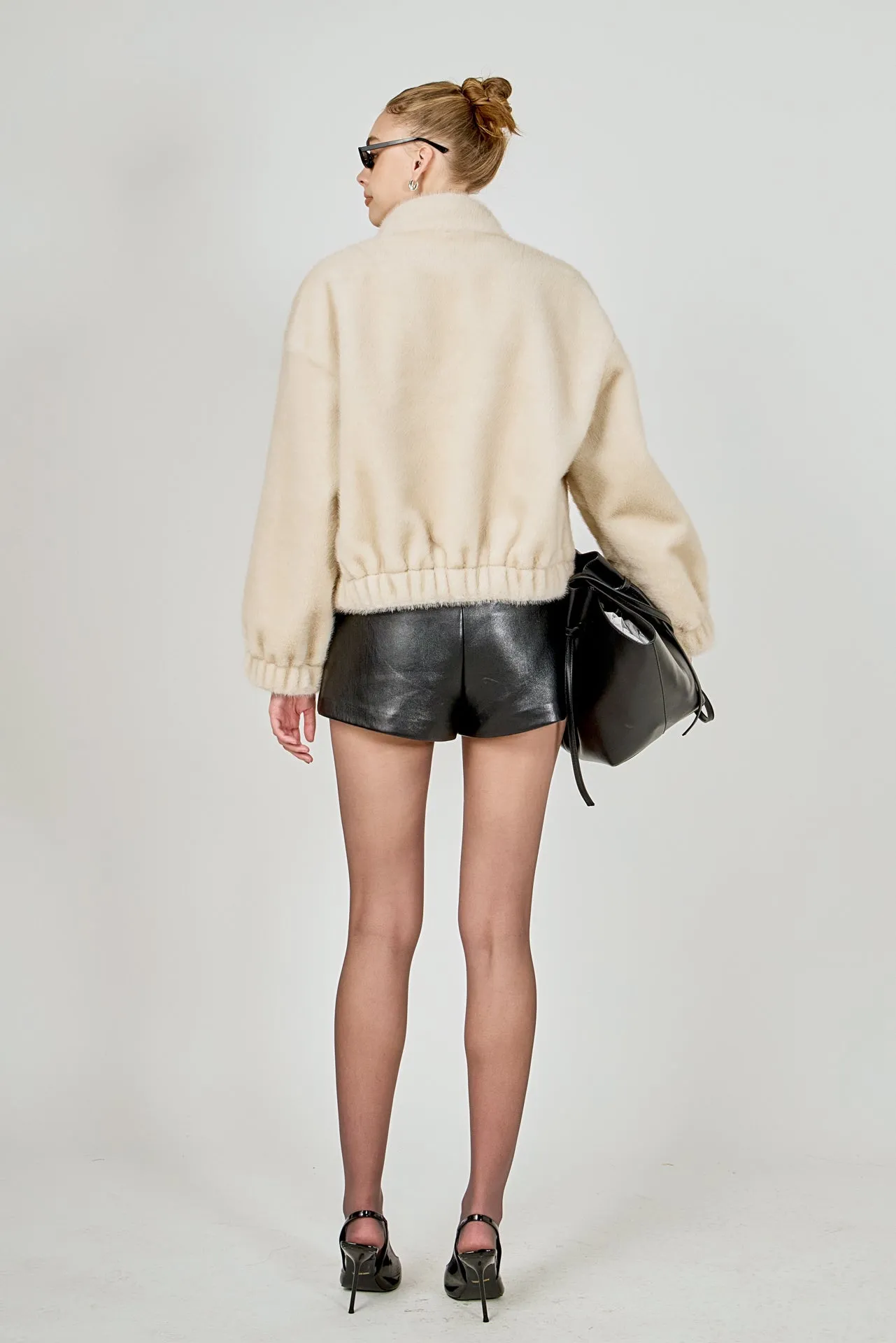 Fur Bomber Jacket sold by Endless Rose product image thumbnail 4