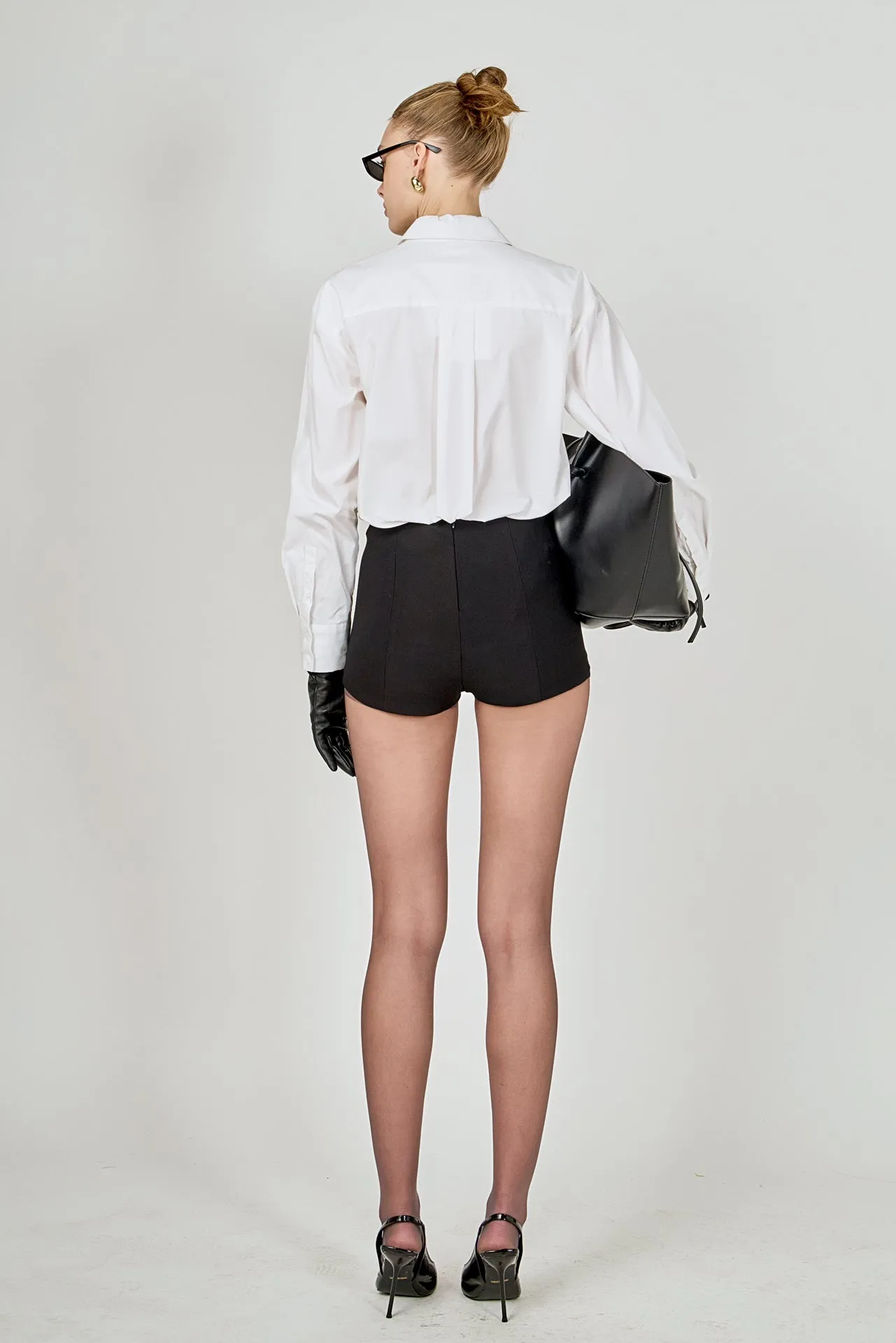 Detachable Sequin Tie Shirt sold by Endless Rose product image thumbnail 4