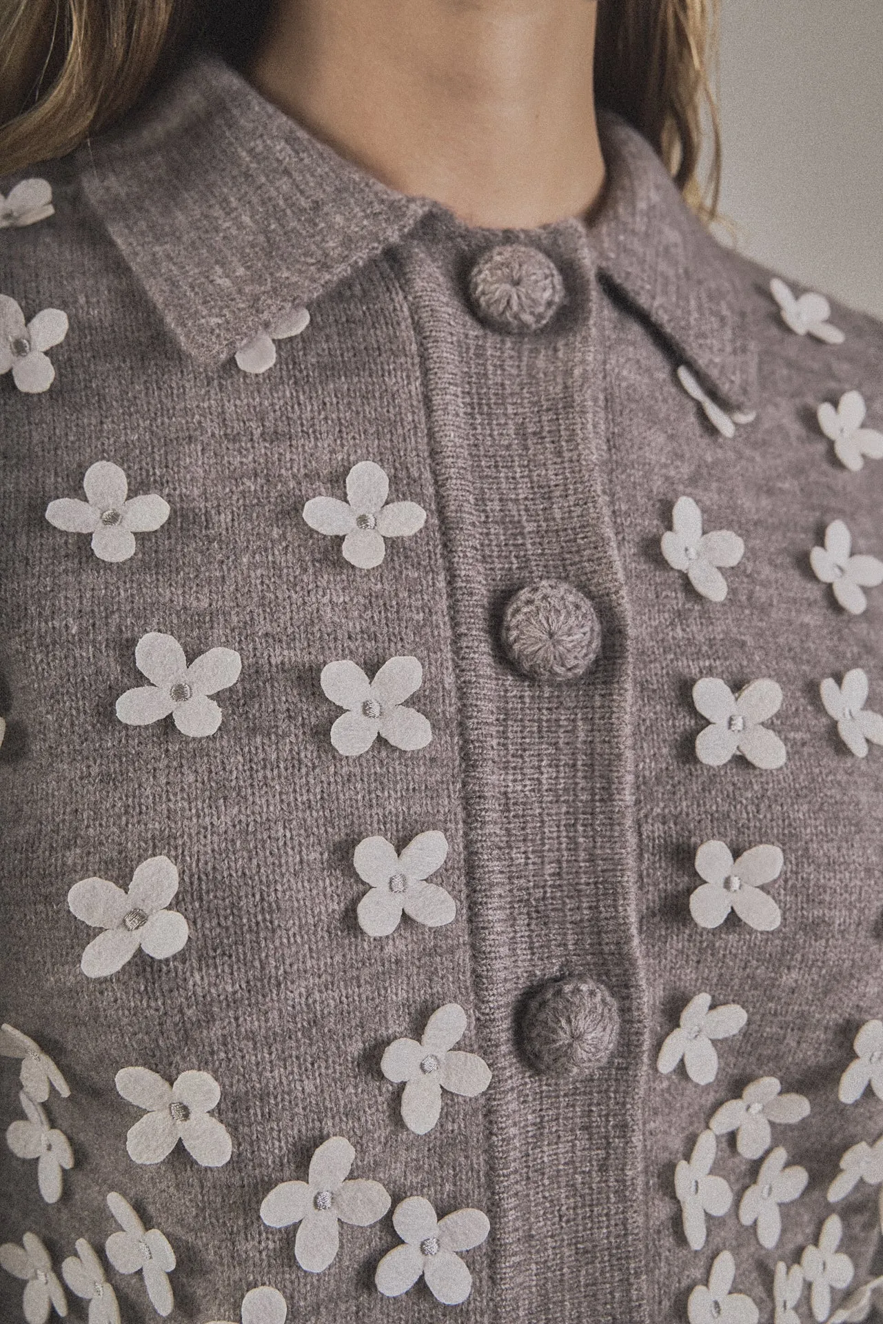Flower Detail Knit Cardigan sold by Endless Rose product image thumbnail 5