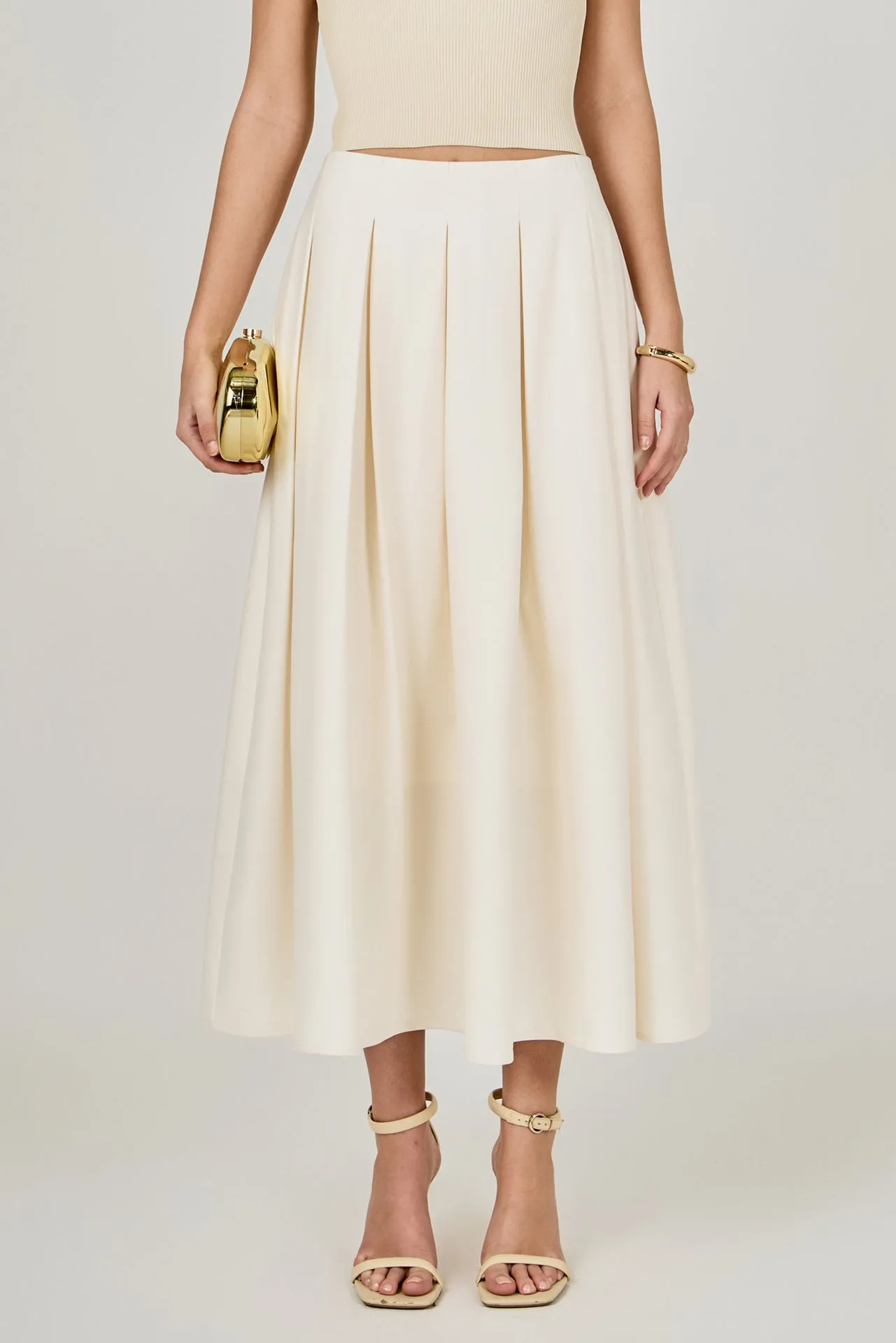 Pleated Midi Skirt sold by Endless Rose product image thumbnail 2