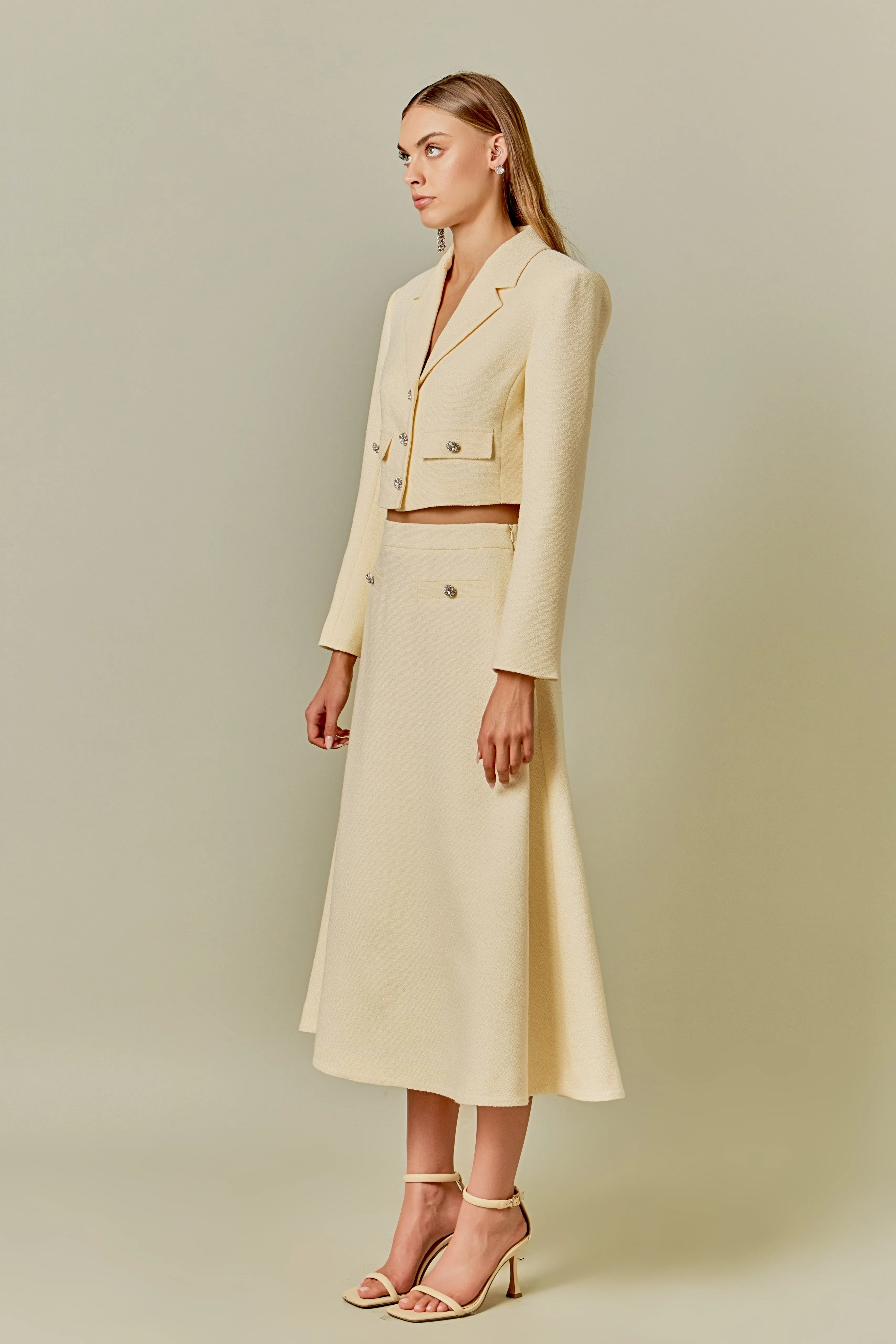 Cropped Tweed Jacket sold by Endless Rose product image thumbnail 3