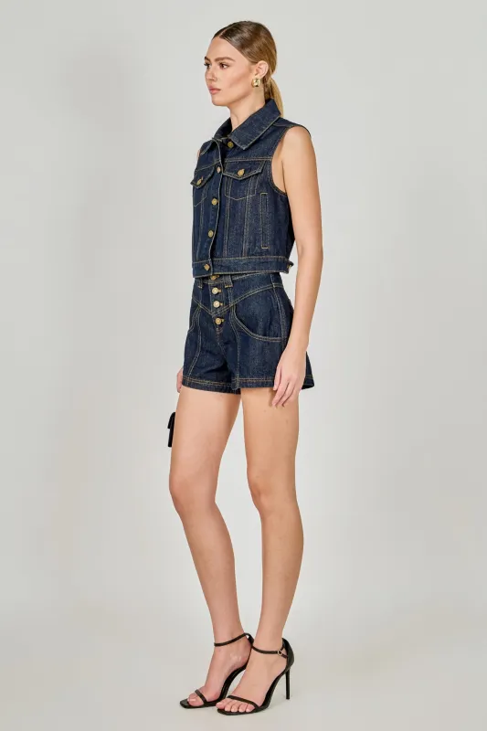 High Waisted Denim Shorts made by Endless Rose