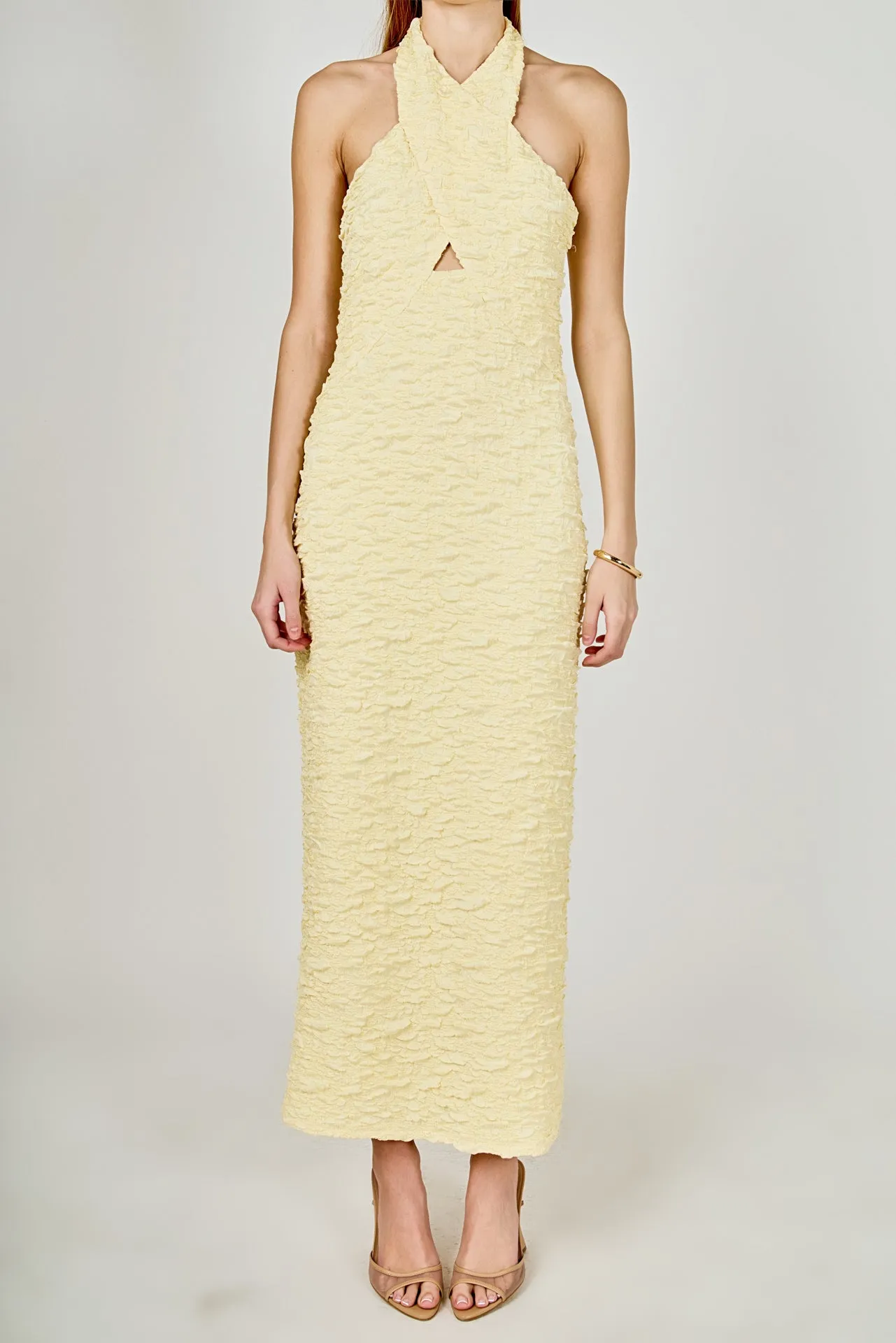 Stretchy Halter Neck Midi Dress sold by Endless Rose product image thumbnail 2