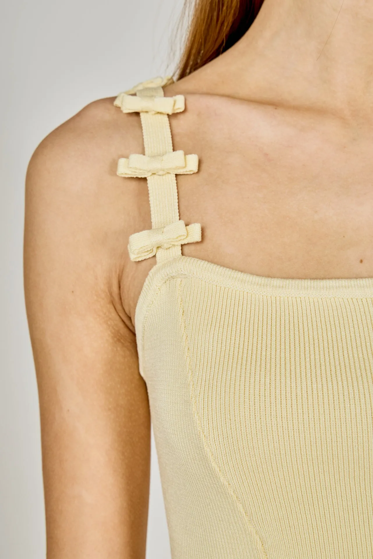 Bow Accent Peplum Sleeveless Top sold by Endless Rose product image thumbnail 5