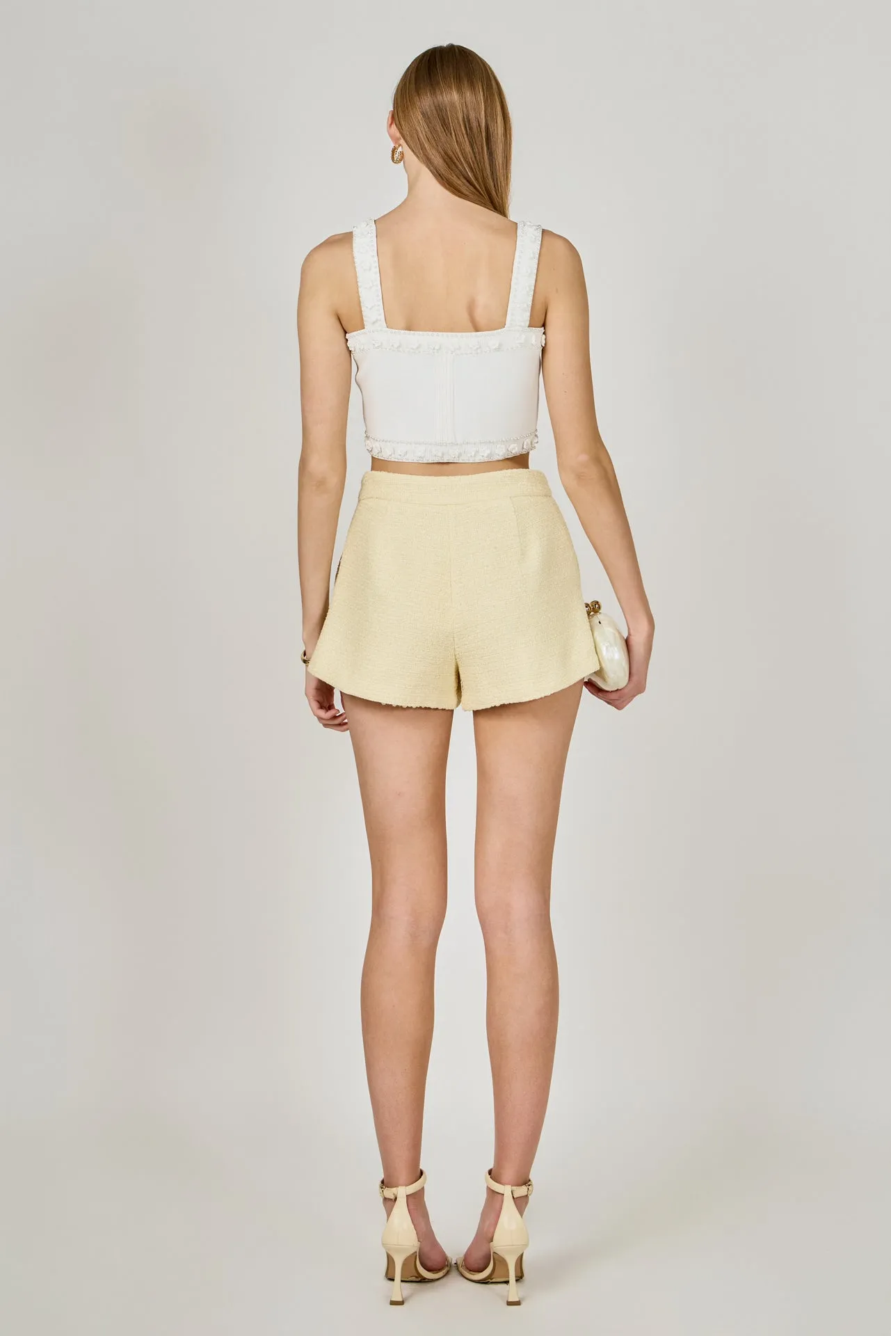 Flower and Pearl Trim Knit Top sold by Endless Rose product image thumbnail 4