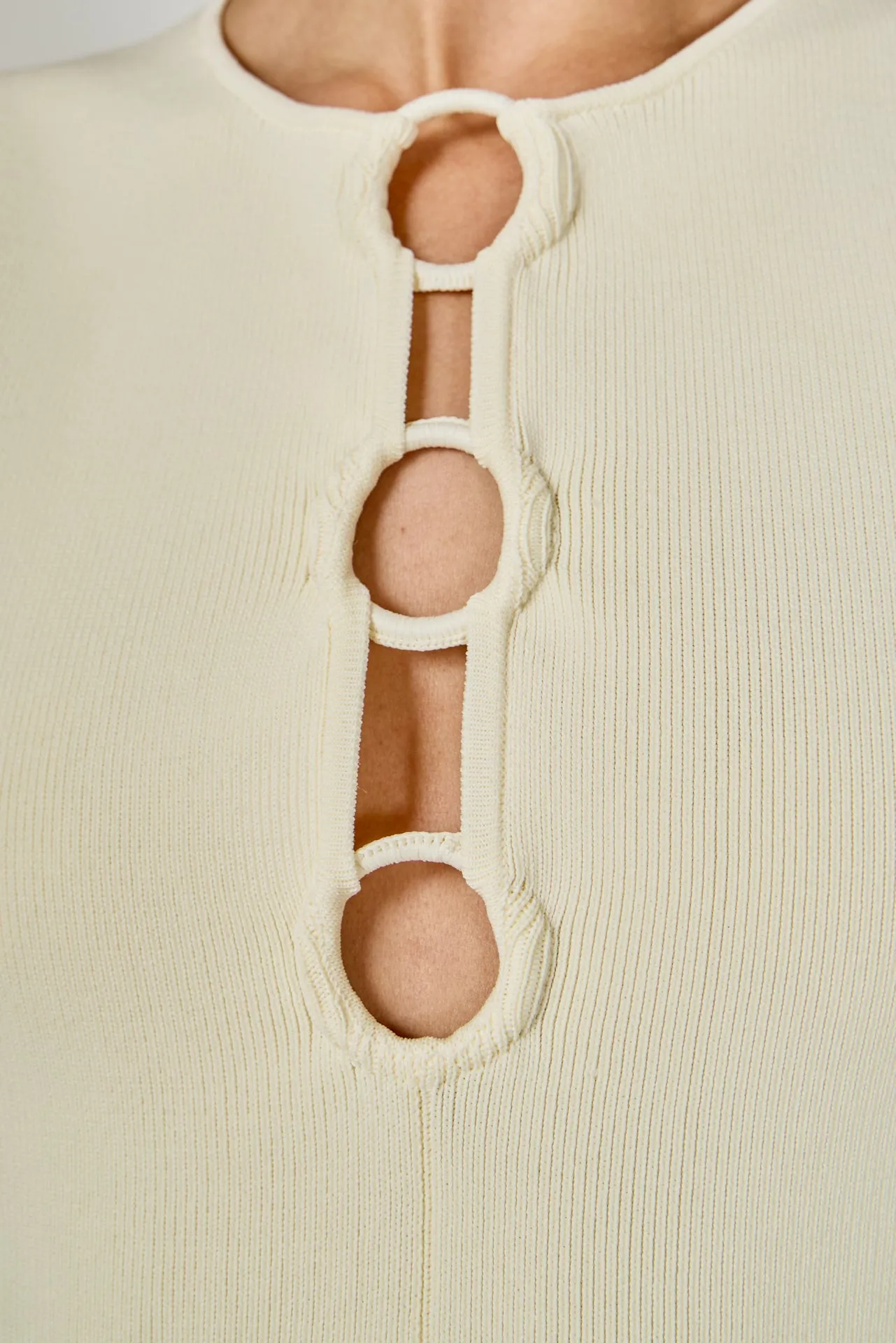 Ring Detailed Flare Knit Top sold by Endless Rose product image thumbnail 5