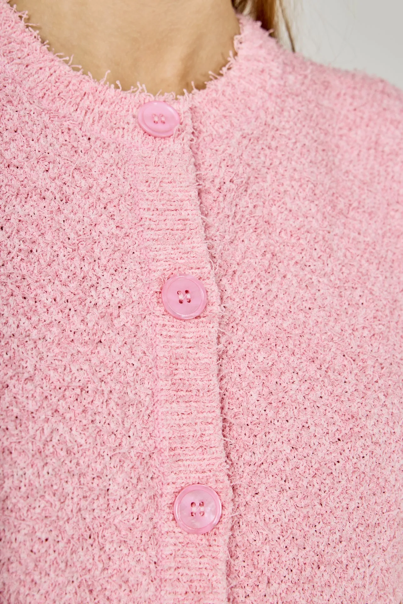 Textured Sleeveless Buttoned Vest Top sold by Endless Rose product image thumbnail 5