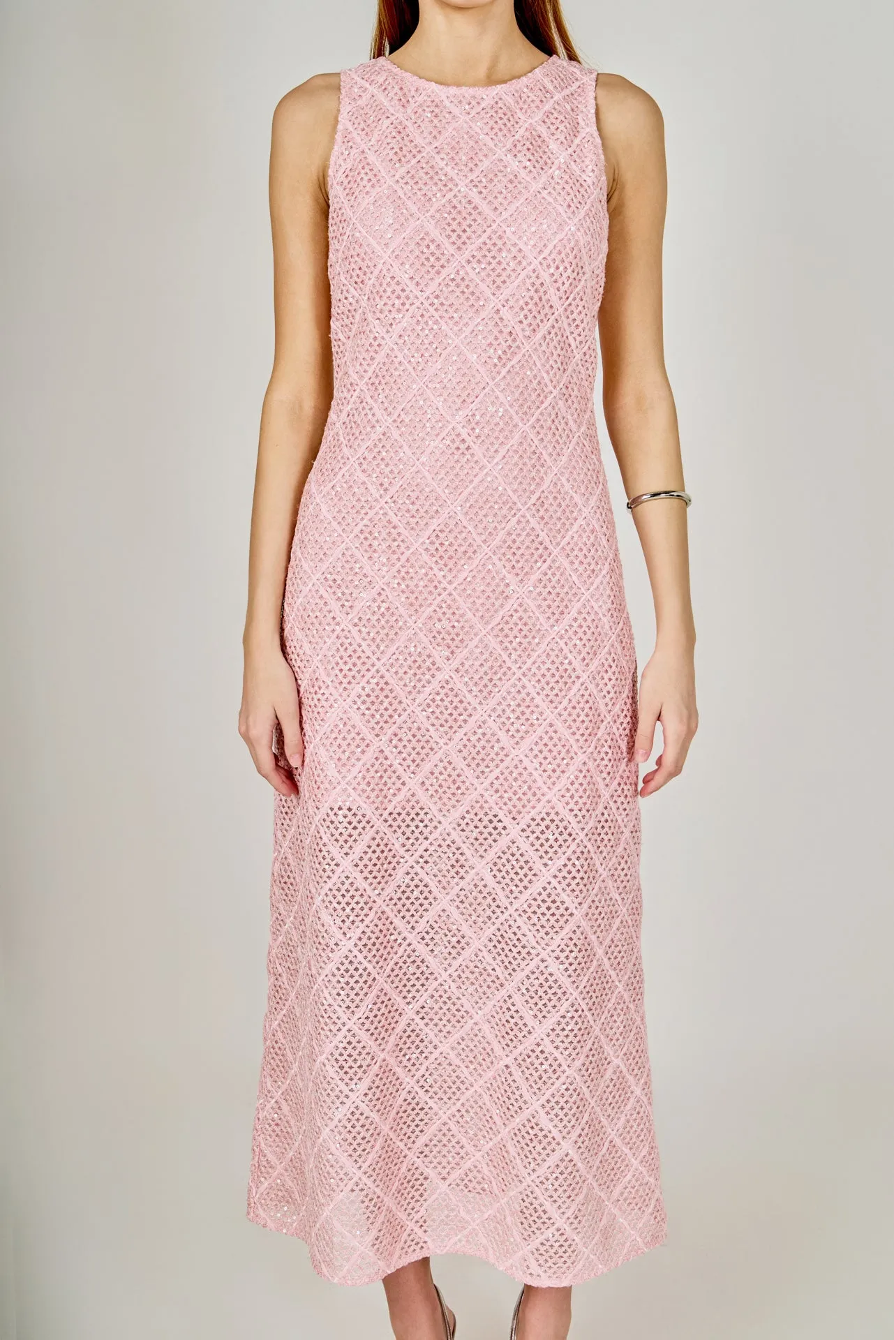 Textured Sleeveless Midi Dress sold by Endless Rose product image thumbnail 2