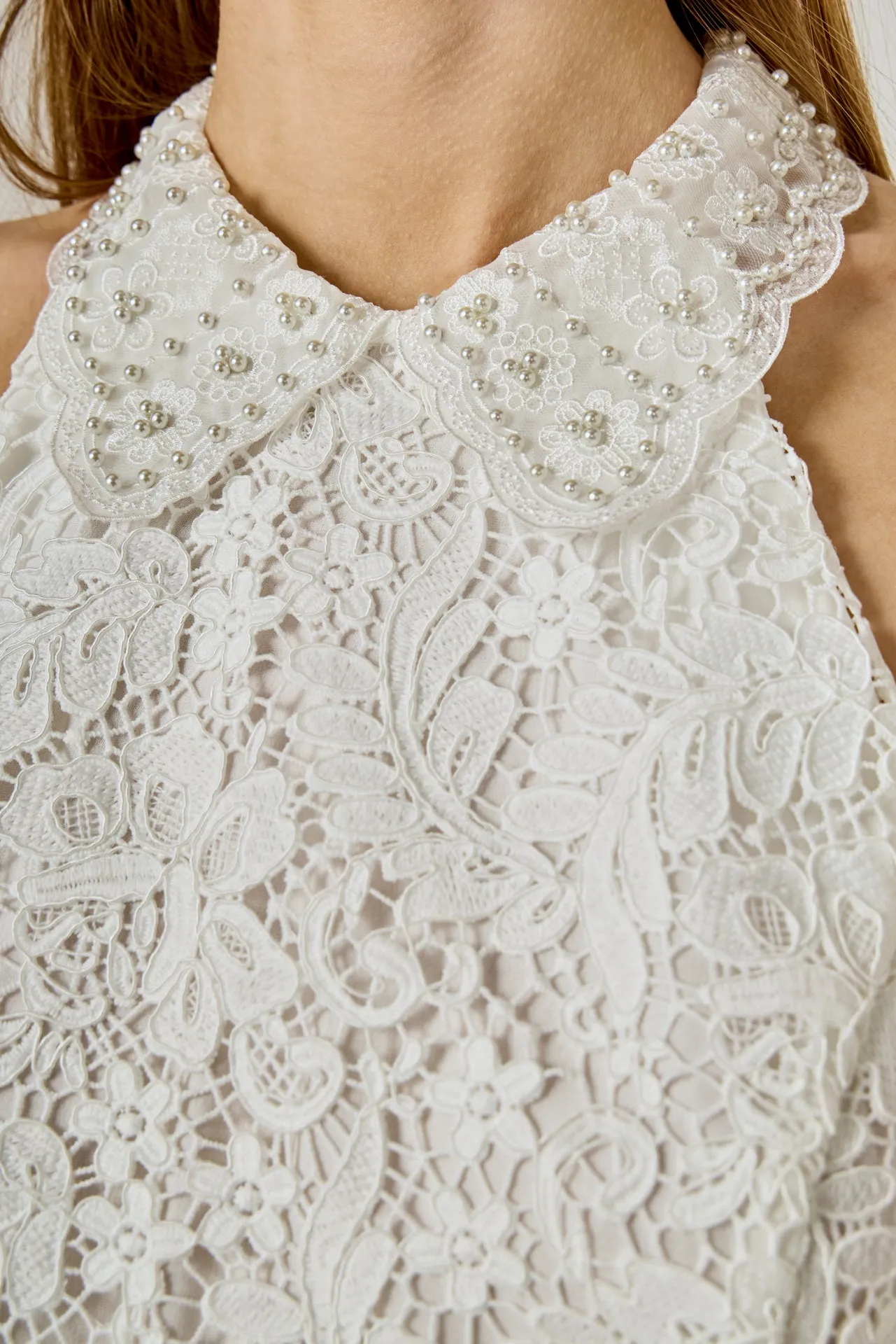 Lace Halter Midi Dress sold by Endless Rose product image thumbnail 5