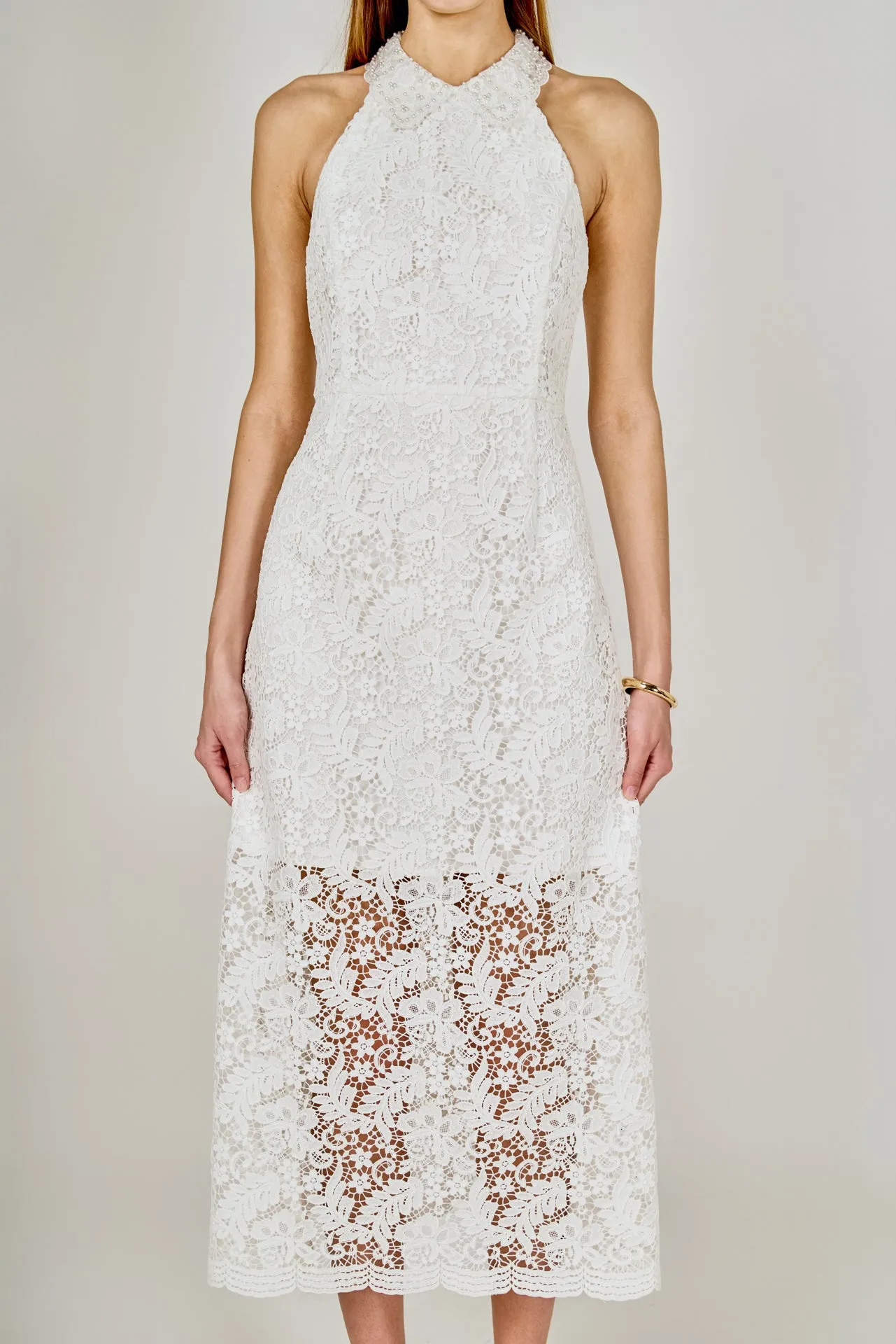 Lace Halter Midi Dress sold by Endless Rose product image thumbnail 2