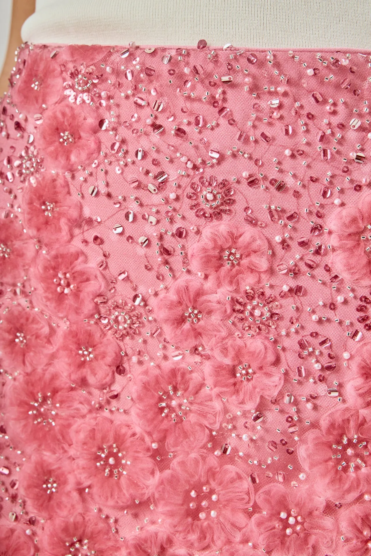 Floral Sequins Mini Skirt sold by Endless Rose product image thumbnail 5