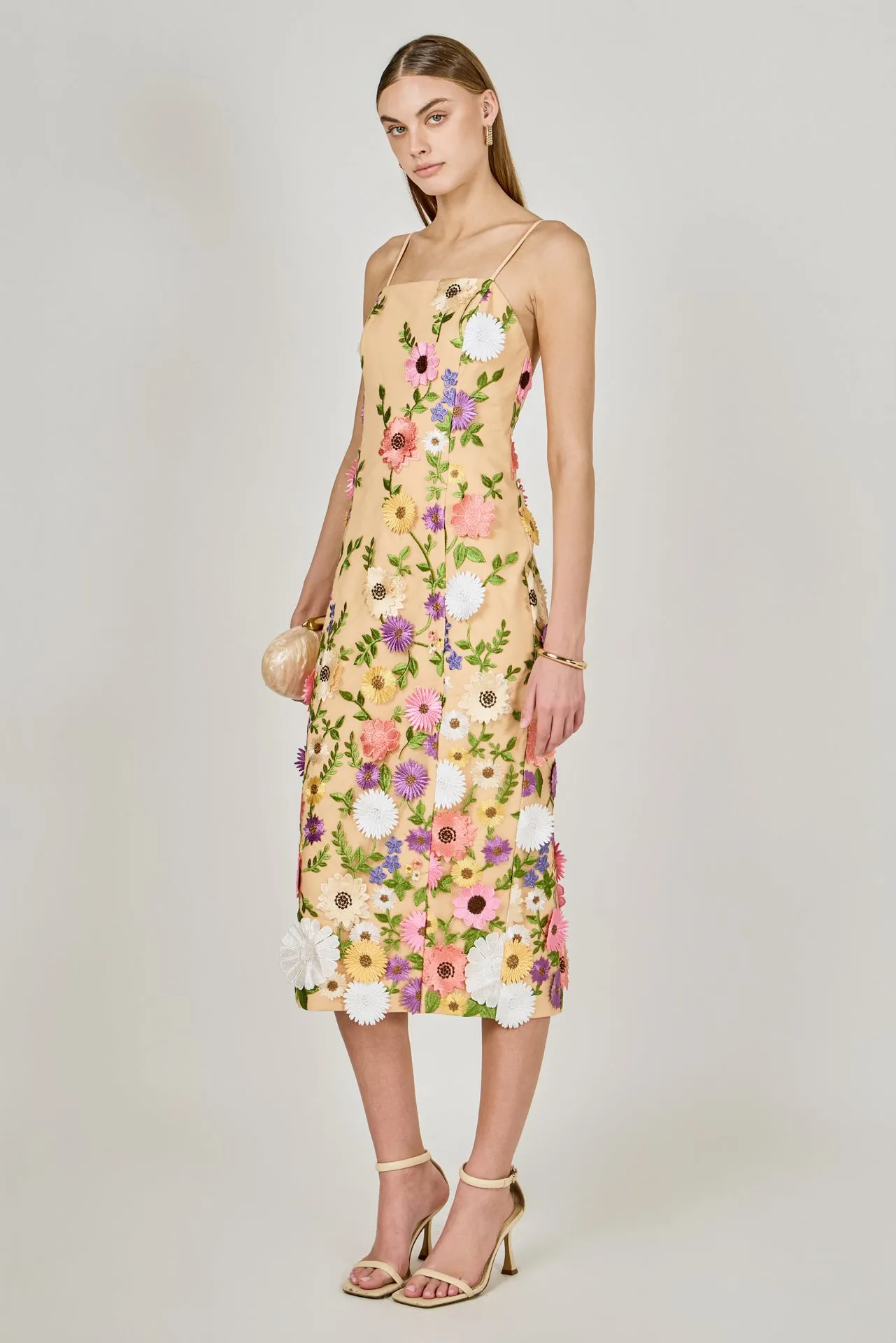 Floral Embroidered Midi Dress sold by Endless Rose product image thumbnail 3
