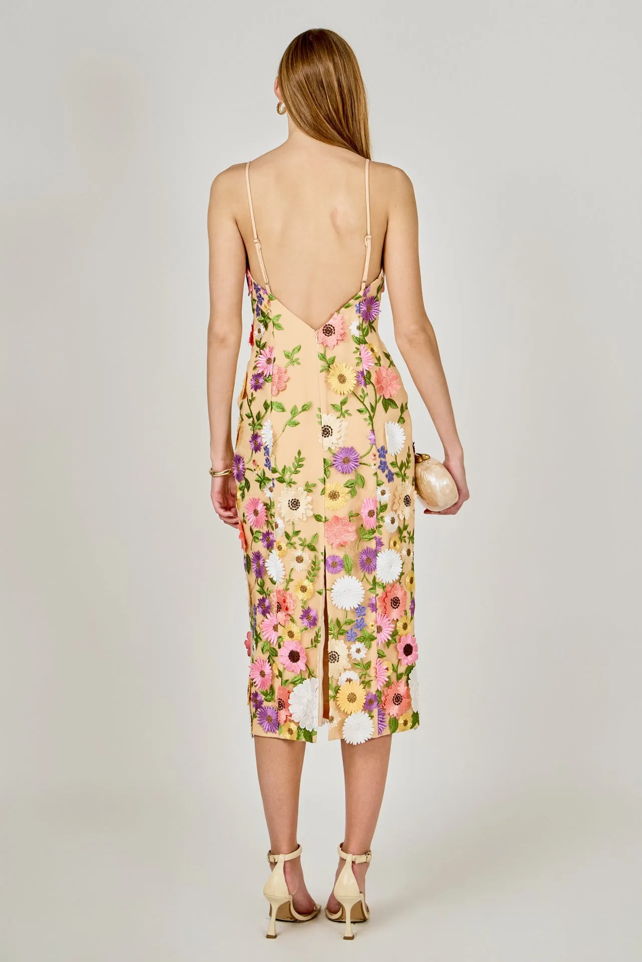 Floral Embroidered Midi Dress sold by Endless Rose product image thumbnail 4
