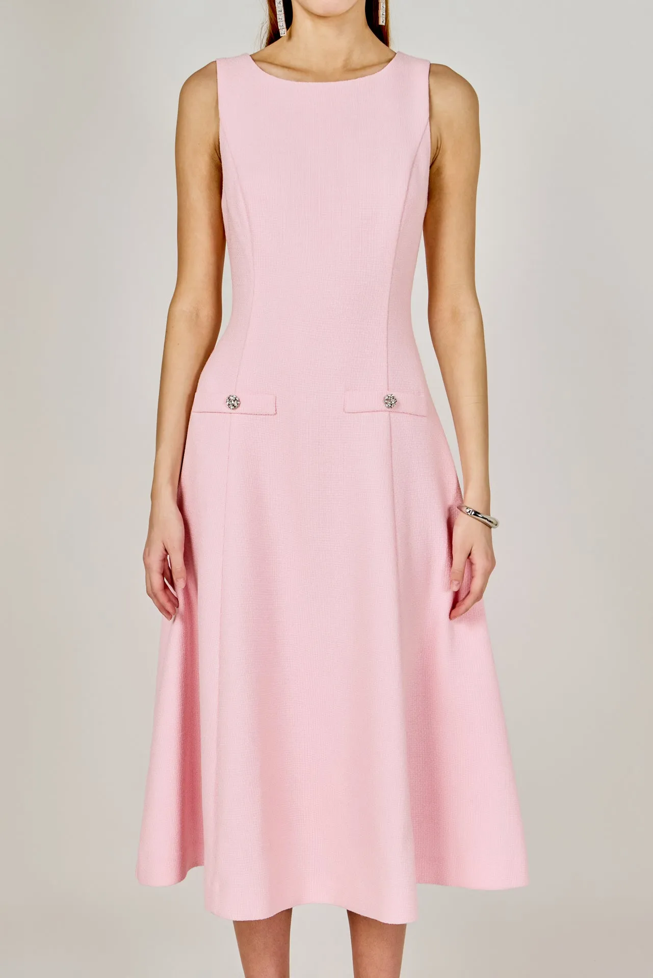 Tweed Midi Dress sold by Endless Rose product image thumbnail 2