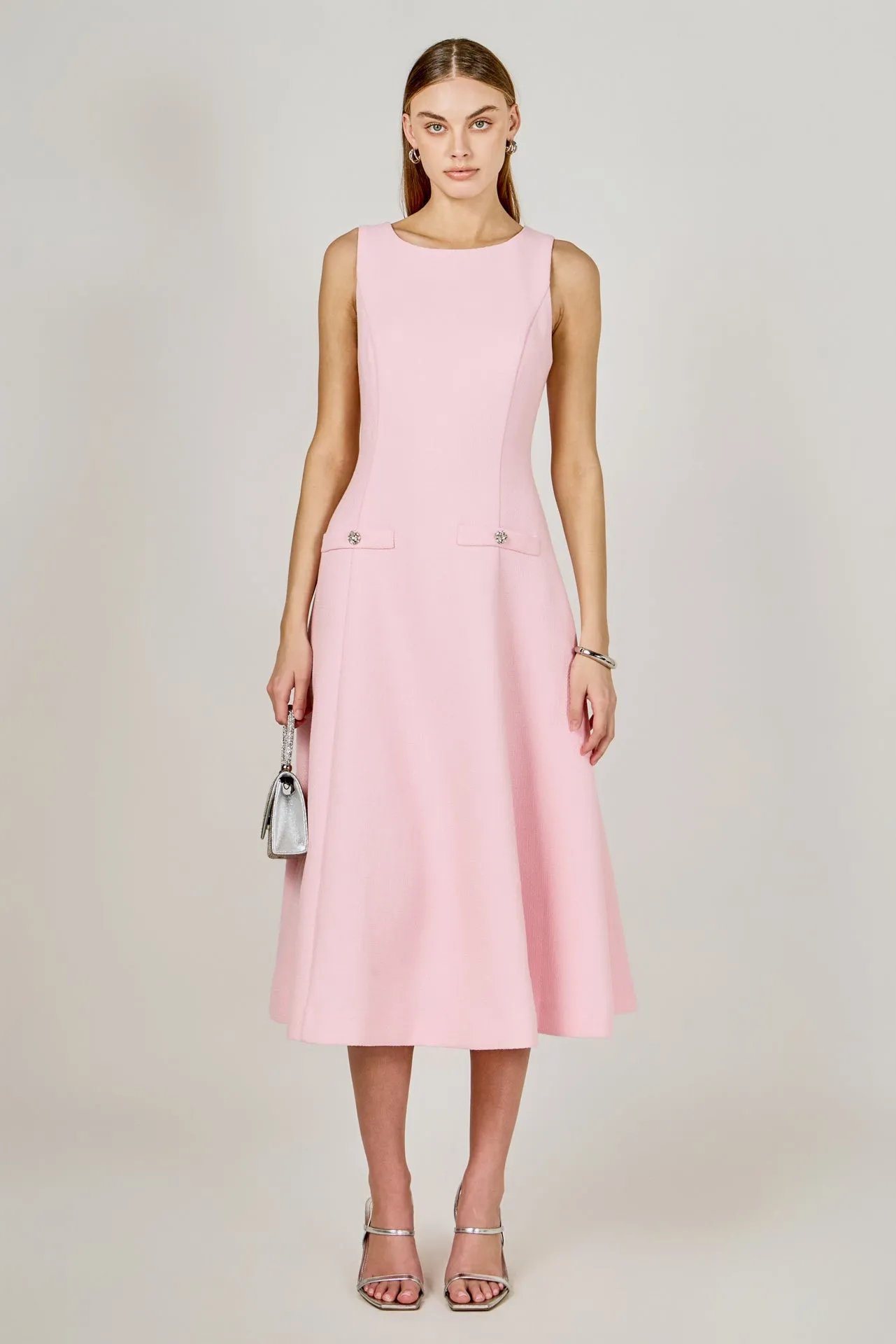 Tweed Midi Dress sold by Endless Rose