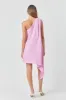 Shoulder Pintucked Asymmetrical Mini Dress - Final Sale sold by Endless Rose