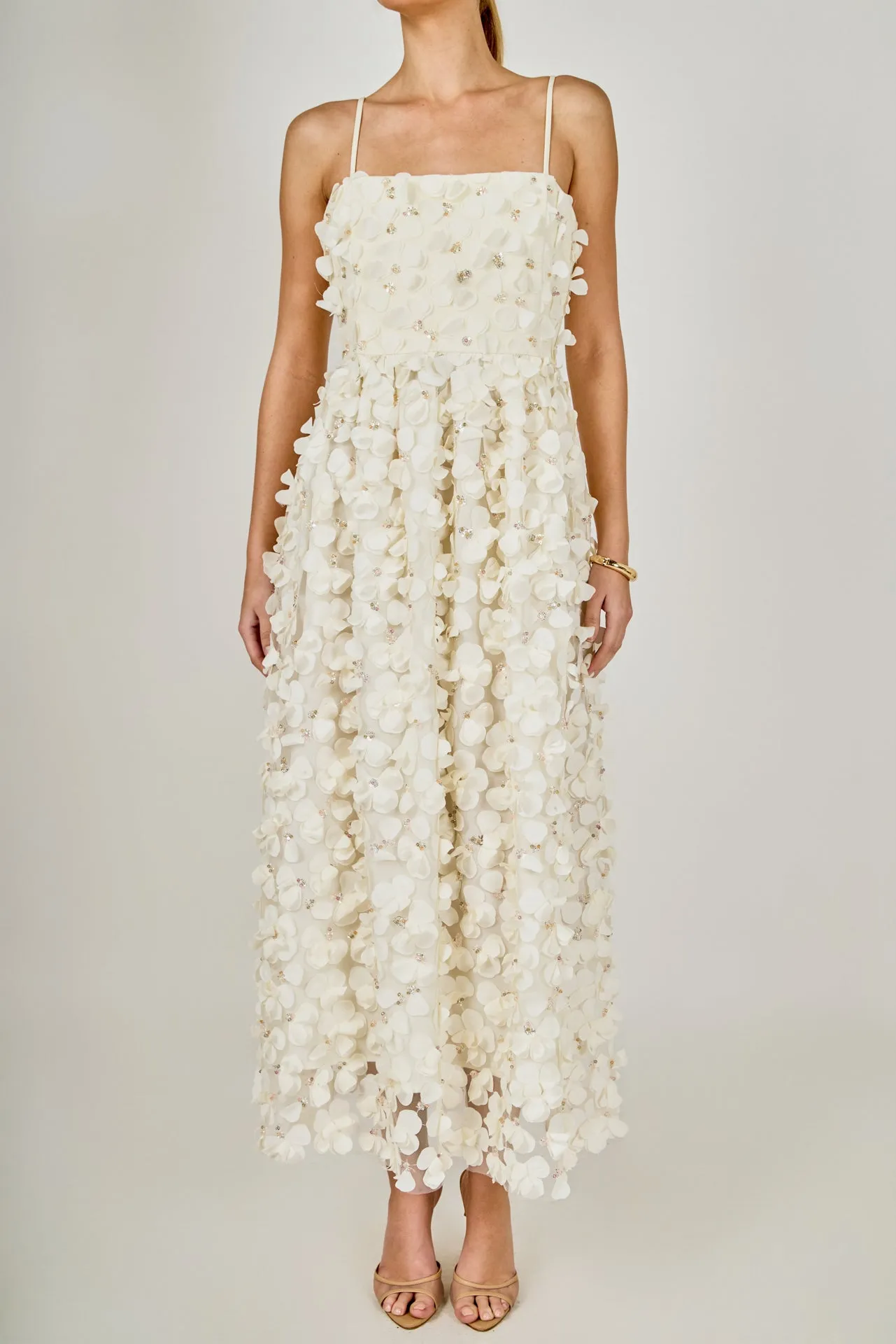 3D Floral Sleeveless Midi Dress sold by Endless Rose product image thumbnail 2