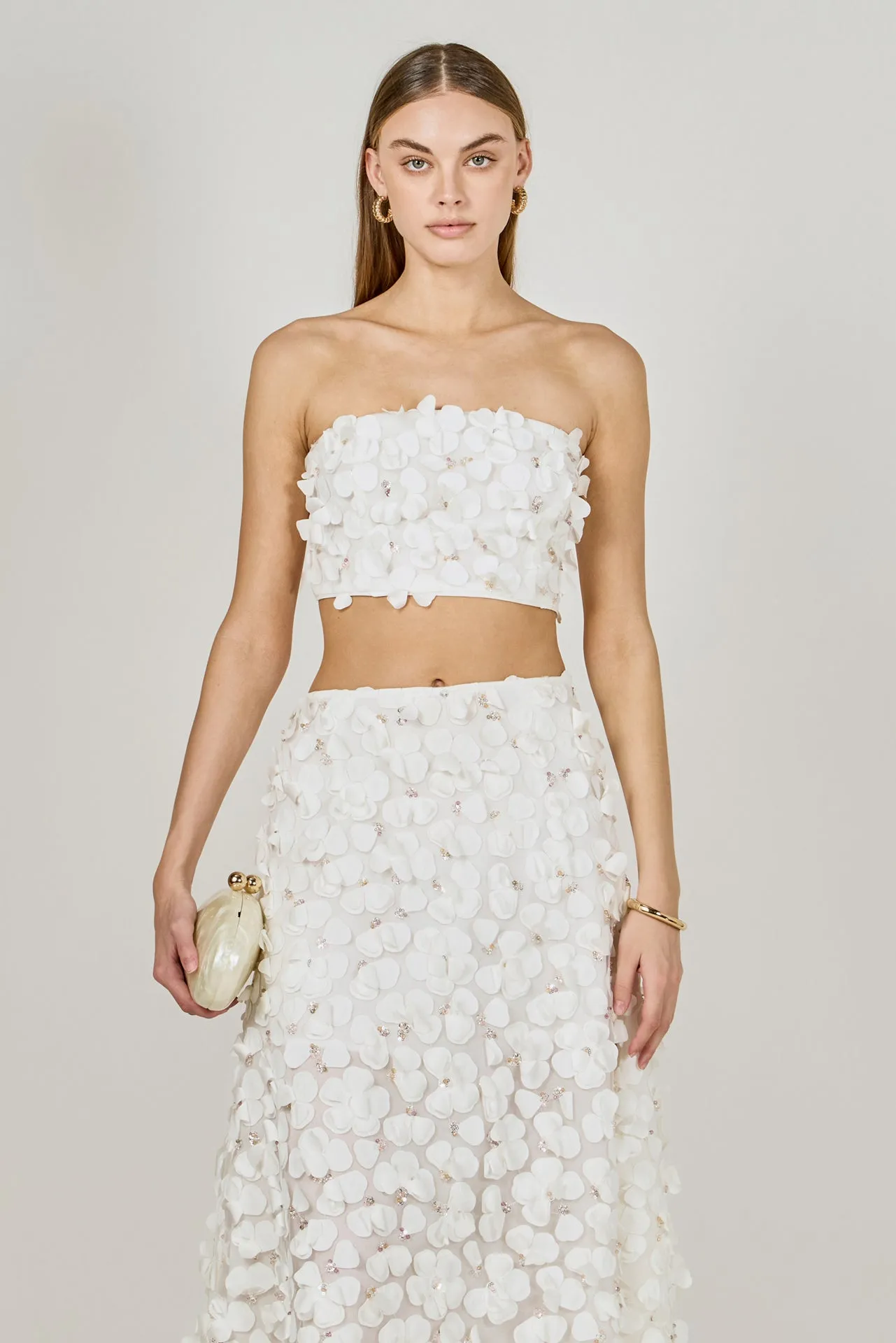 3D Floral Bandeau Top sold by Endless Rose product image thumbnail 5