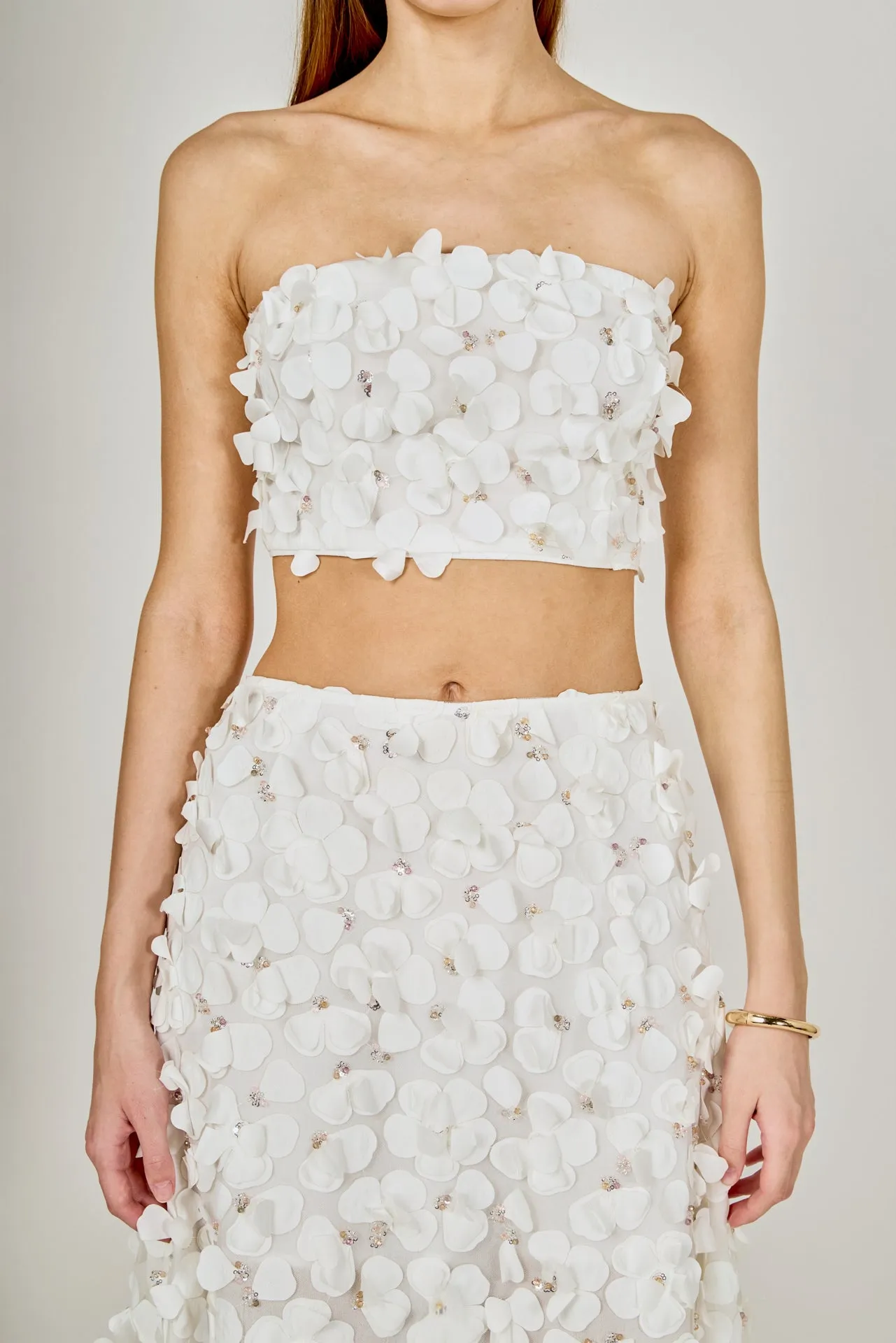 3D Floral Bandeau Top sold by Endless Rose product image thumbnail 2