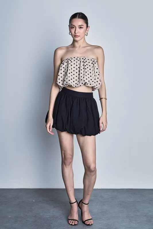 Bubble Strapless Linen Top made by Endless Rose