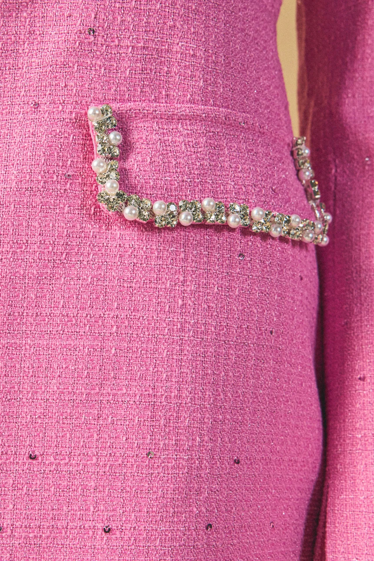 Jewel Encrusted Tweed Mini Dress sold by Endless Rose product image thumbnail 3