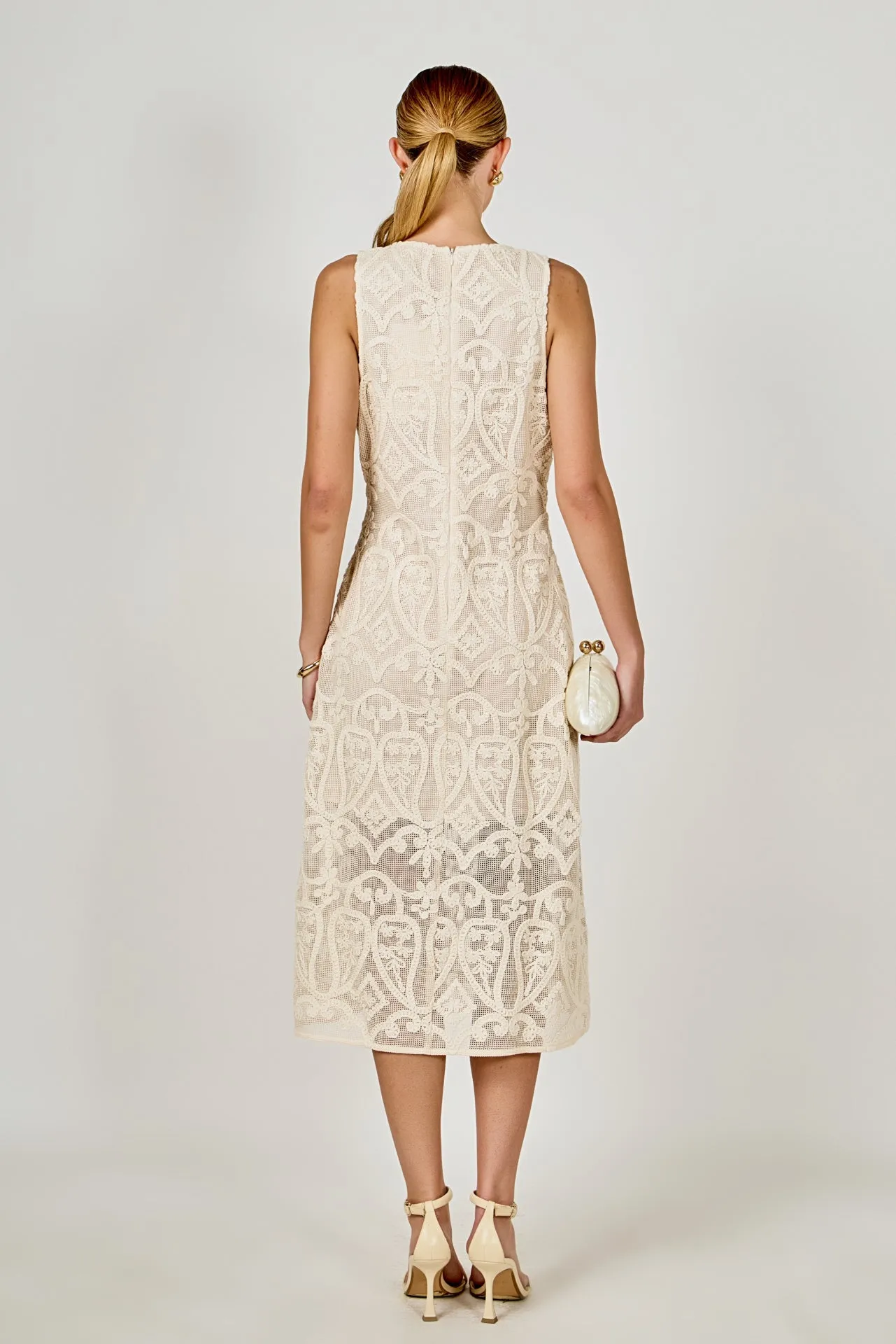 Textured Sleeveless Maxi Dress sold by Endless Rose product image thumbnail 4