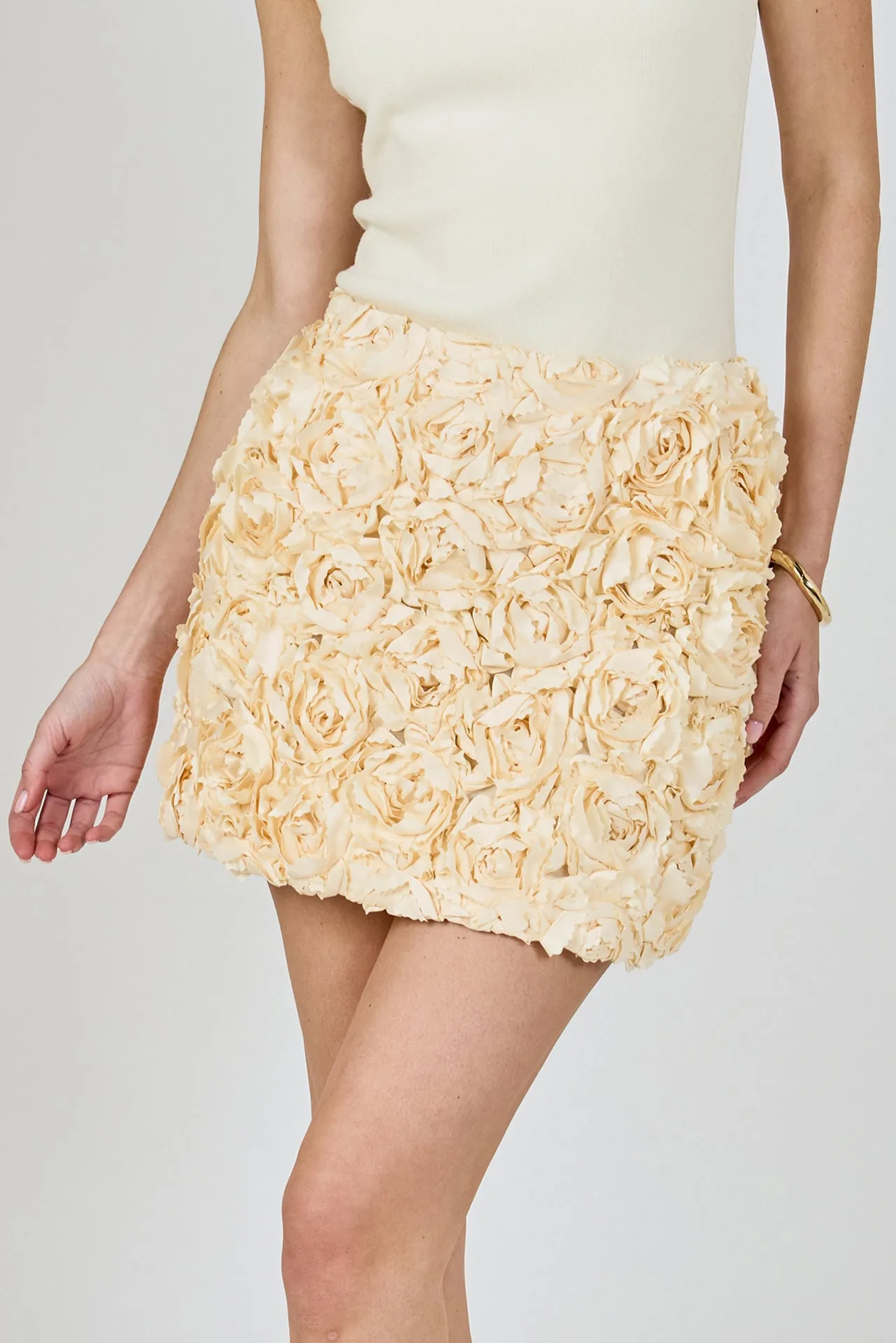 3D Rose Mini Skirt sold by Endless Rose product image thumbnail 2