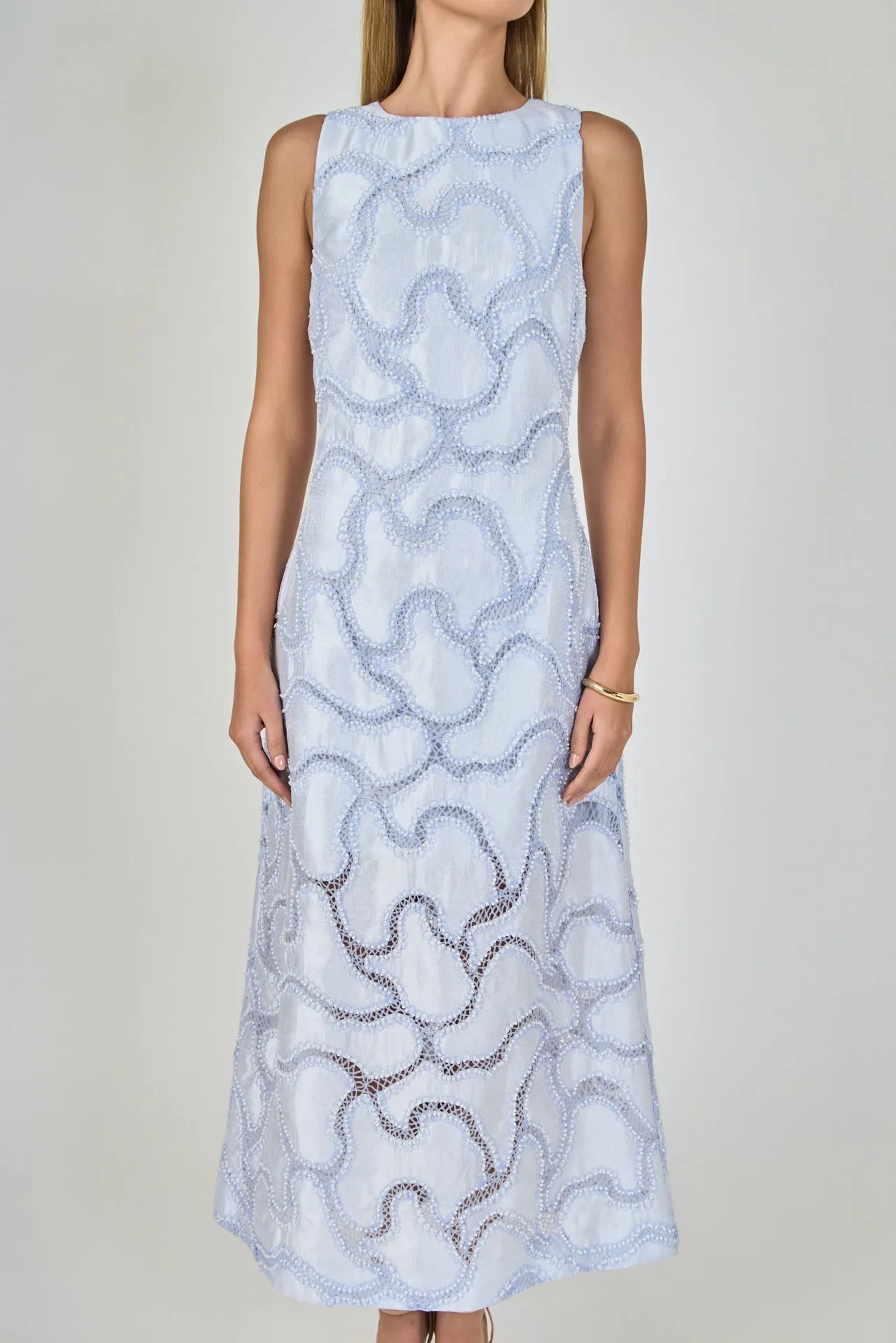Beaded Embellishment Midi Dress sold by Endless Rose product image thumbnail 5