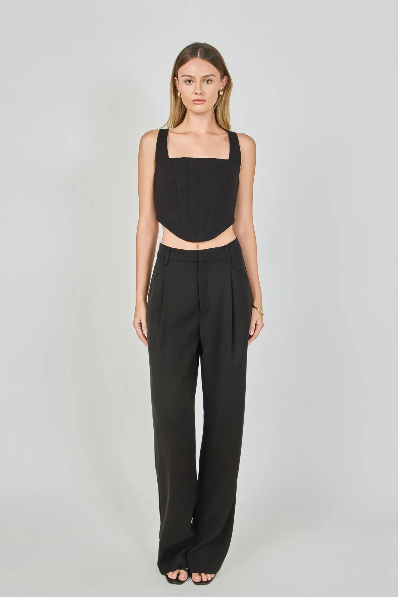 Structured Corset Crop Top sold by Endless Rose