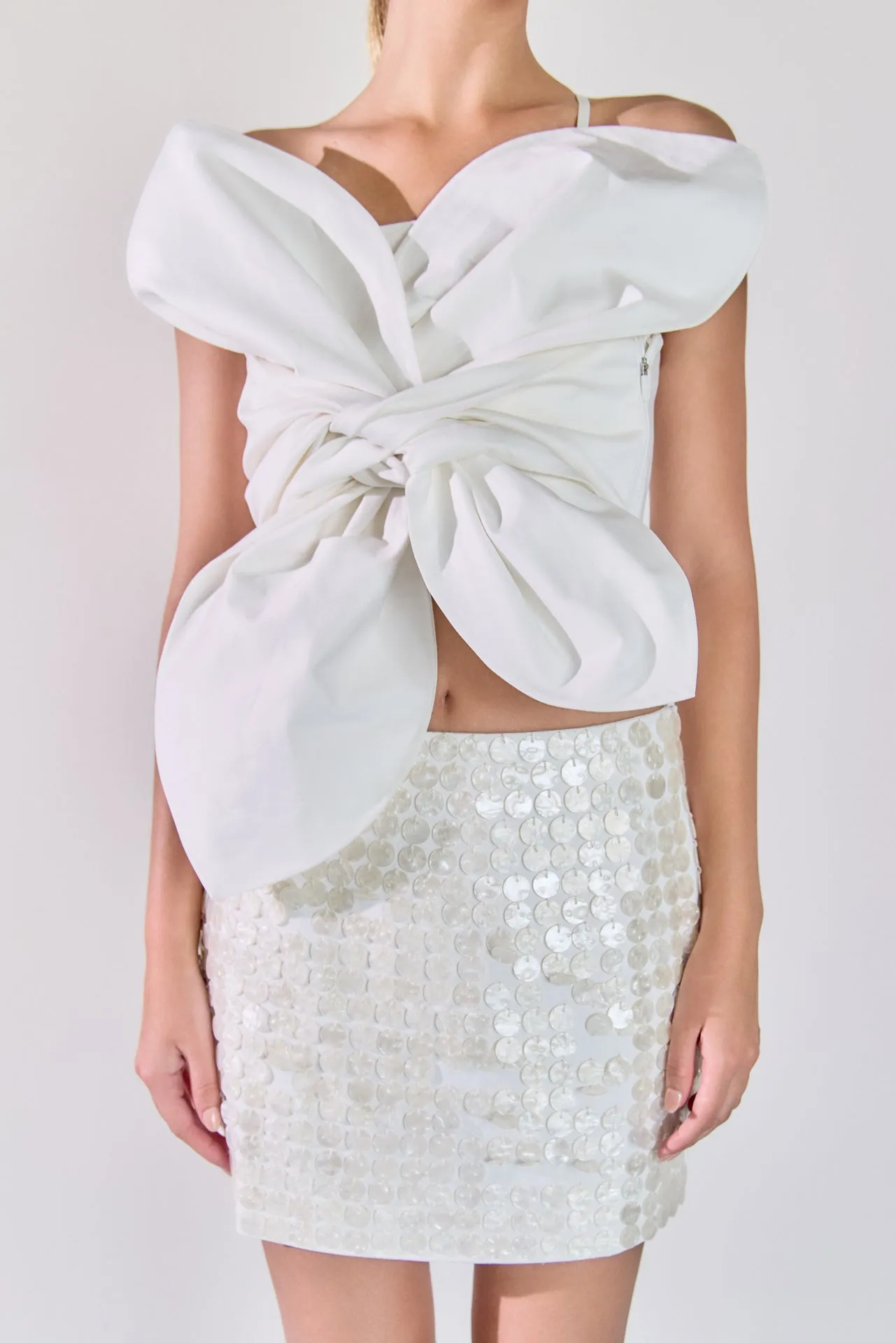 Floral Twist Cropped Top sold by Endless Rose product image thumbnail 5