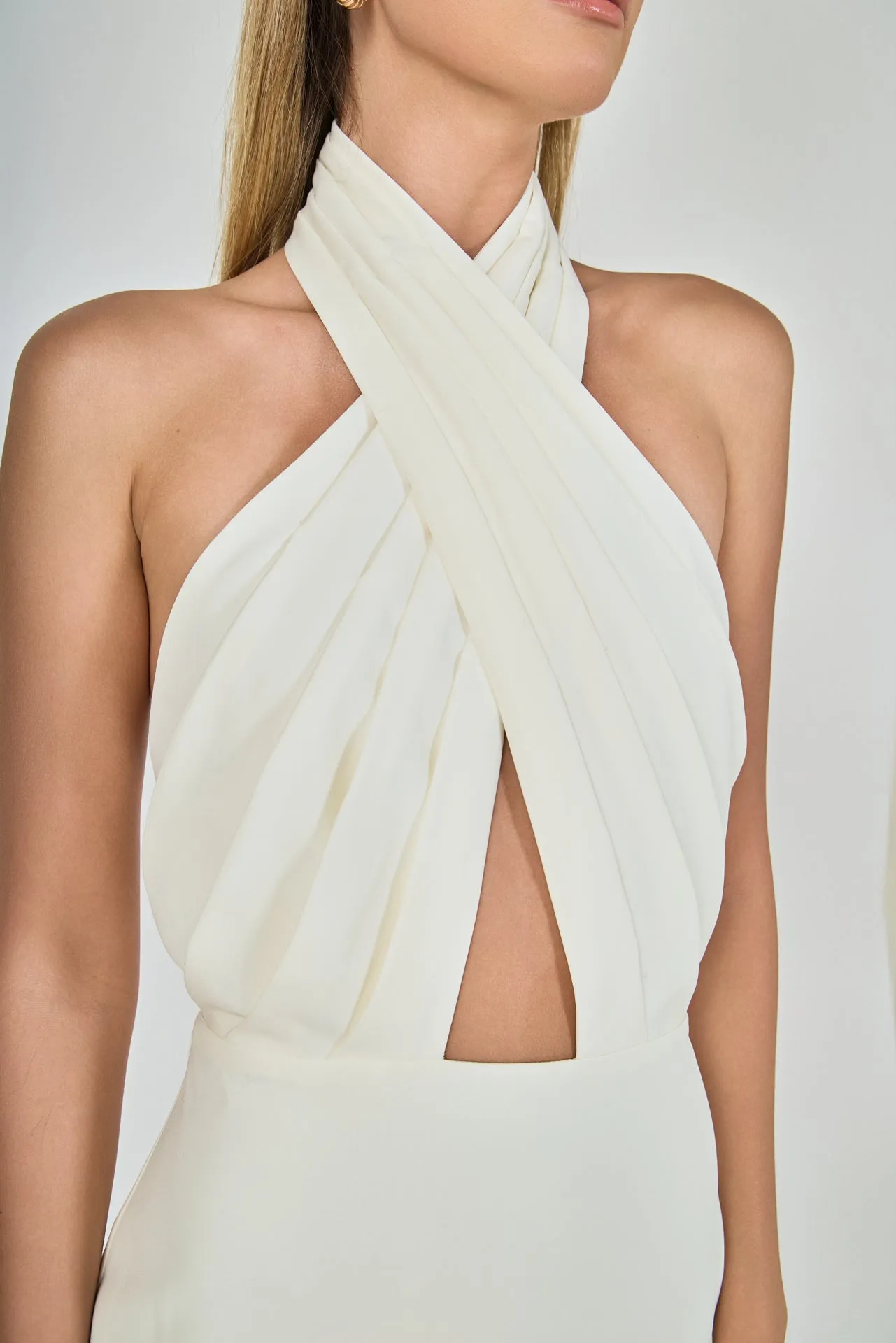 Draped Halter Midi Dress sold by Endless Rose product image thumbnail 5