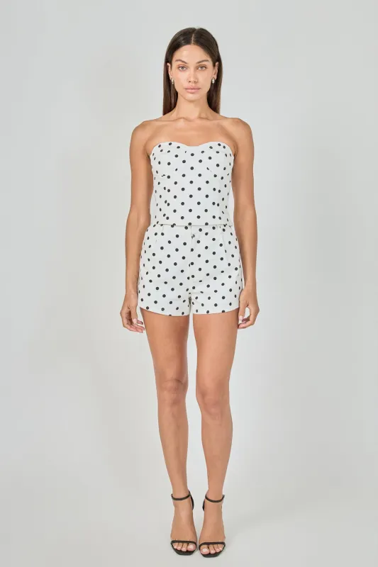 Polka Dot Tube Top made by Endless Rose
