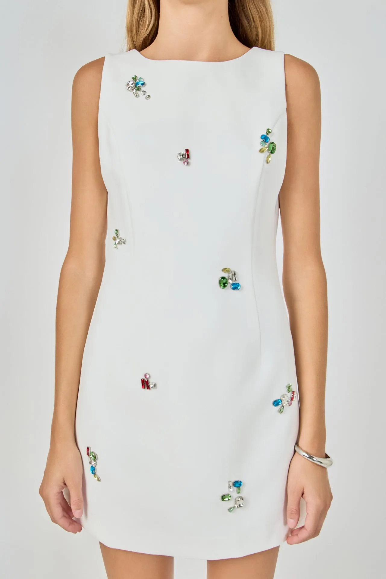 Rhinestone Detailed Mini Dress sold by Endless Rose product image thumbnail 2