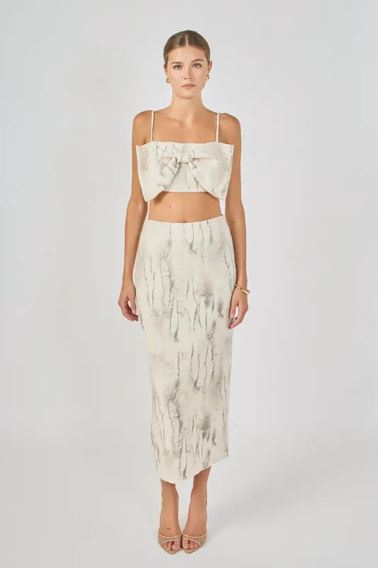 Oversized Bow Cropped Top made by Endless Rose