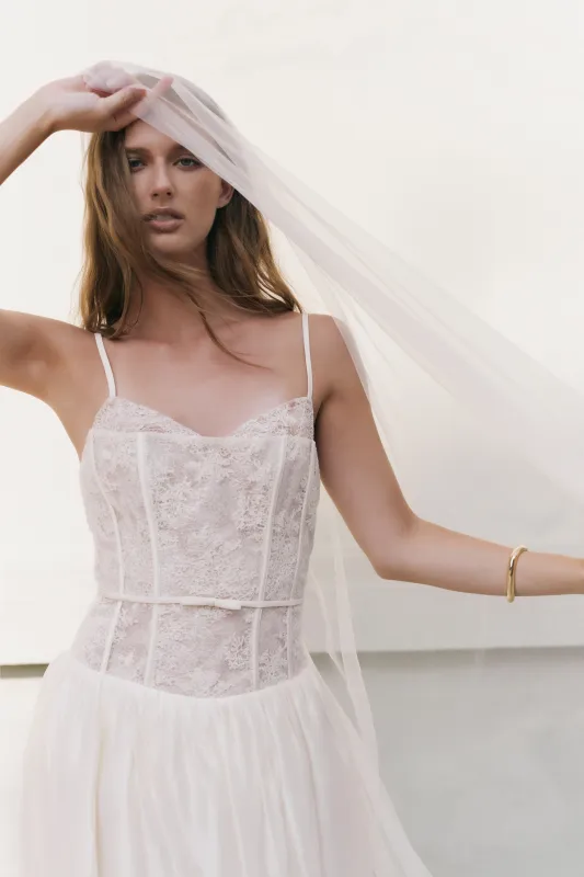 Lace Corset Midi Dress made by Endless Rose