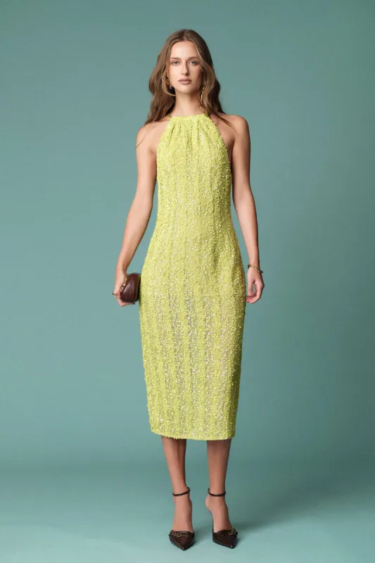 Sequin Halter Maxi Dress made by Endless Rose