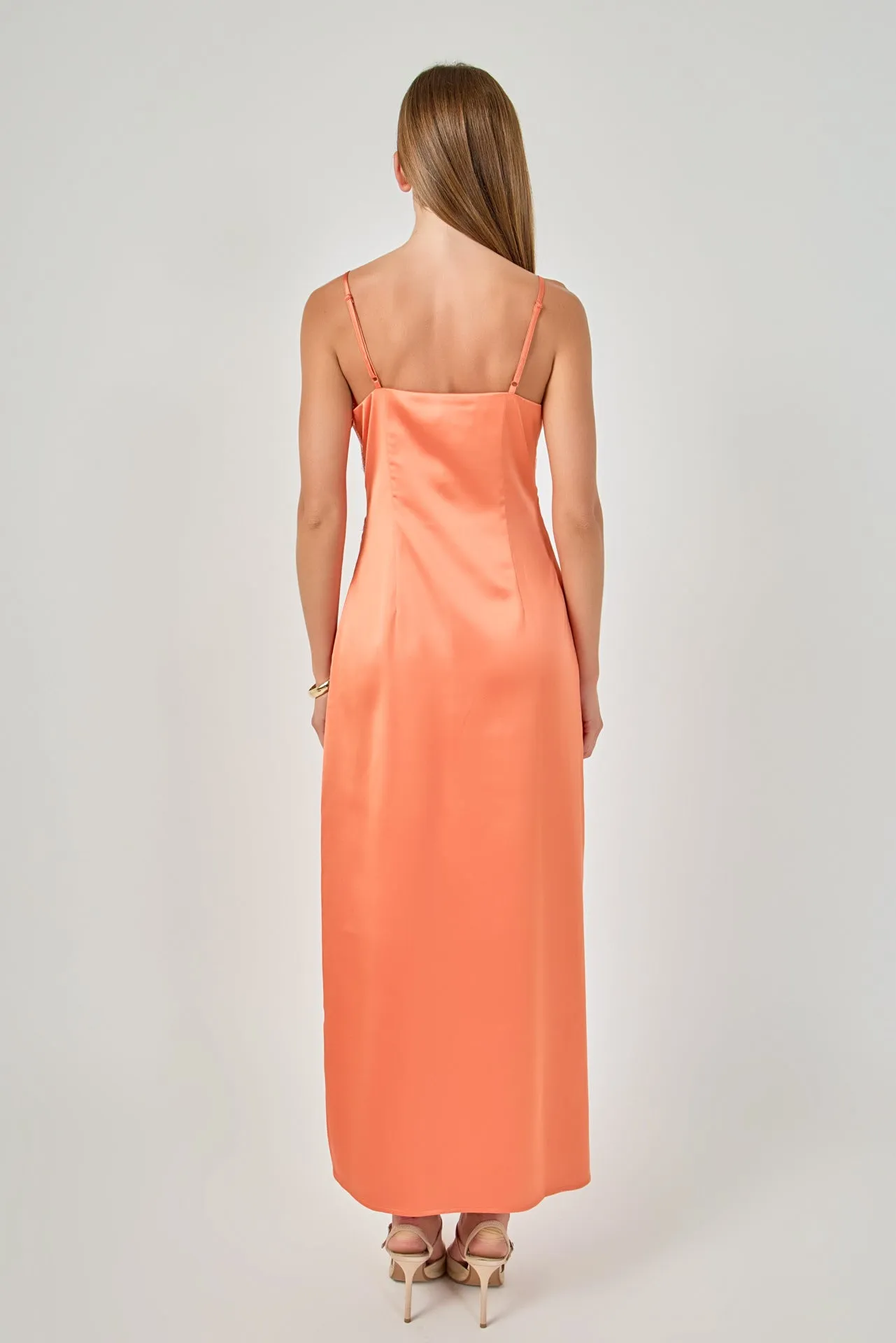 Satin Lace Slip Maxi Dress sold by Endless Rose product image thumbnail 5