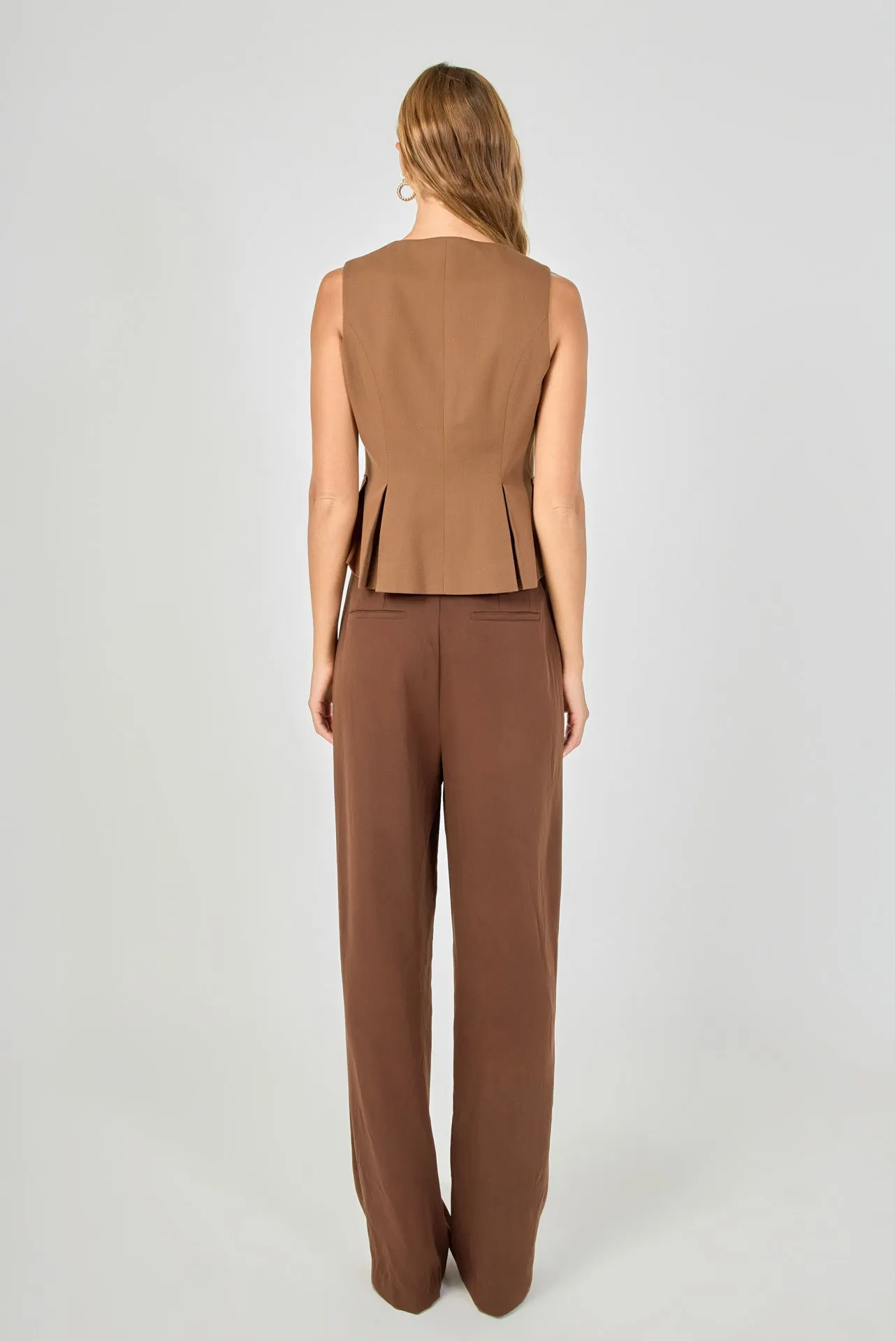 Button Detail Peplum Top sold by Endless Rose product image thumbnail 4