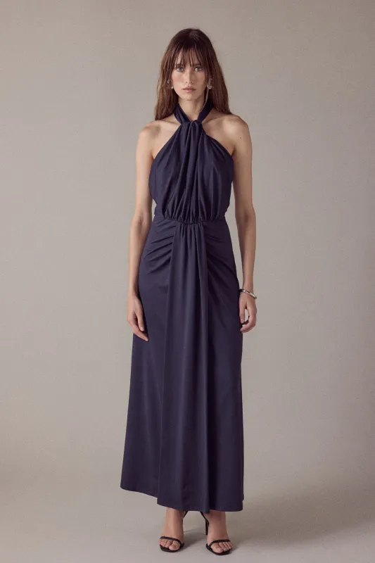 Draped Halter Maxi Dress made by Endless Rose
