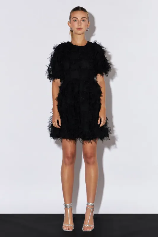 Textured Mesh Mini Dress sold by Endless Rose