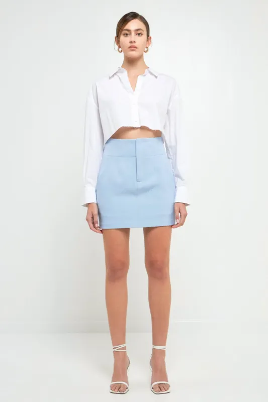 High Waist Mini Skirt sold by Endless Rose