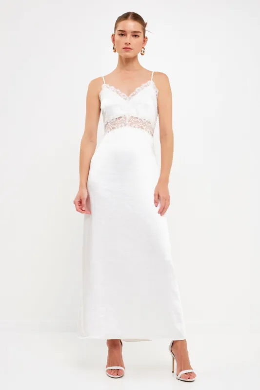 Lace Maxi Slip sold by Endless Rose