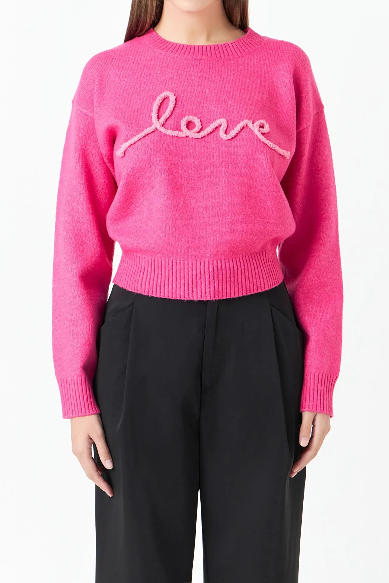 Crewneck Love Sweater - Final Sale sold by Endless Rose product image thumbnail 2