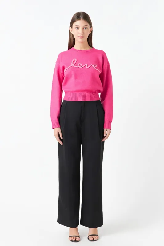 Crewneck Love Sweater - Final Sale sold by Endless Rose