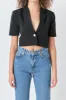 Cropped Short Sleeve Blazer - Final Sale sold by Endless Rose